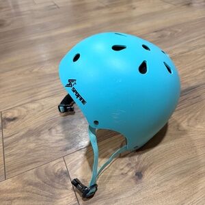 Kids Sports Helmet – Teal/Blue (Adjustable)